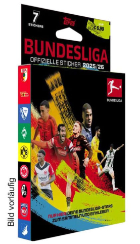 Colectii Oficiale Topps si Panini si altele - Bundesliga 2025/26 Sticker Collection Eco Pack Topps
