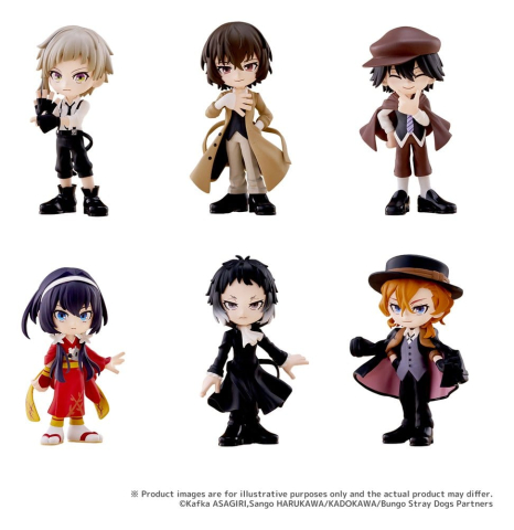 Bungo Stray Dogs PalVerse Mini Figures Blind Box Display (6) [9]