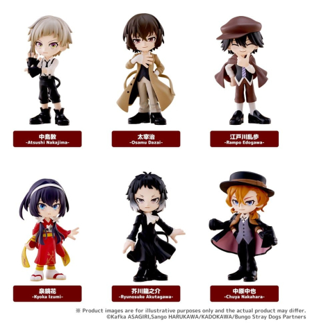 Bungo Stray Dogs PalVerse Mini Figures Blind Box Display (6) [17]