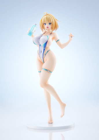 PRECOMENZI - Bunny Suit Planning Statue PVC 1/6 Sophia F. Shirring High-cut Swimsuit Ver. 27 cm