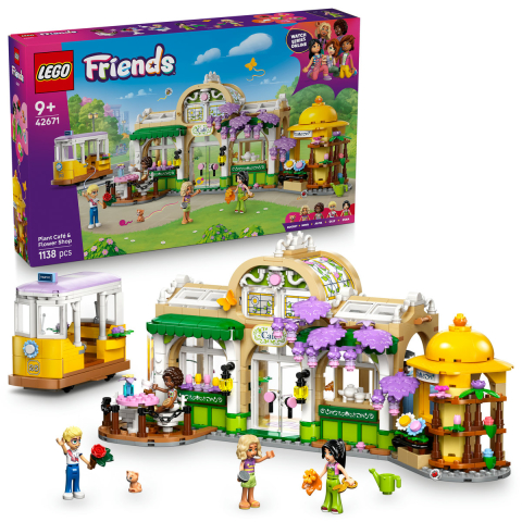 Lego Friends - LEGO Friends Cafenea cu multe plante si florarie 42671