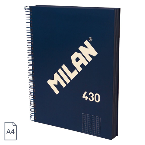 Caiete - Caiet A4 120 file matematica spira Milan albastru
