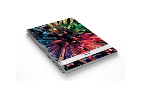 Caiet A5 cu spira 100 file dictando – colectia Enjoy Life Herlitz [2]