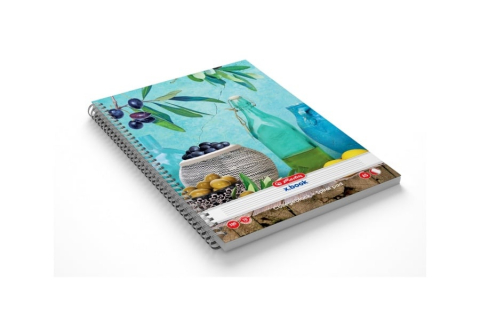 Caiet A5 cu spira 100 file dictando – colectia Enjoy Life Herlitz [3]