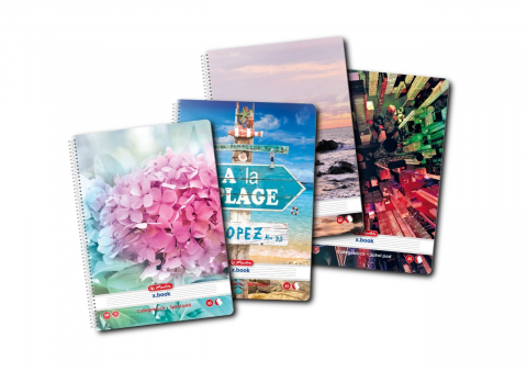 Caiete - Caiet A5 cu spira 100 file dictando – colectia Enjoy Life Herlitz