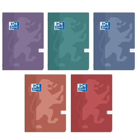 Rechizite, Creativitate, Hobby - Caiet A5 Oxford 48 file patratele hartie Optik 80g coperta soft touch