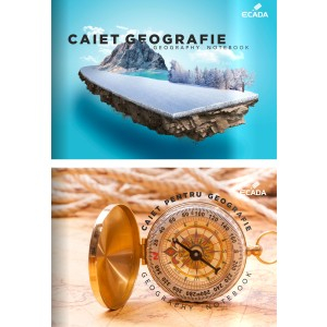 Rechizite, Creativitate, Hobby - CAIET GEOGRAFIE A4 24 FILE ECADA 29301