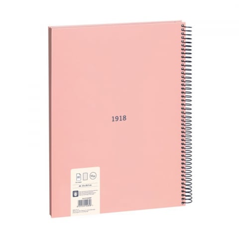 Caiet MILAN Serie 1918 A4 80 file dictando spira coperta carton rigida [2]