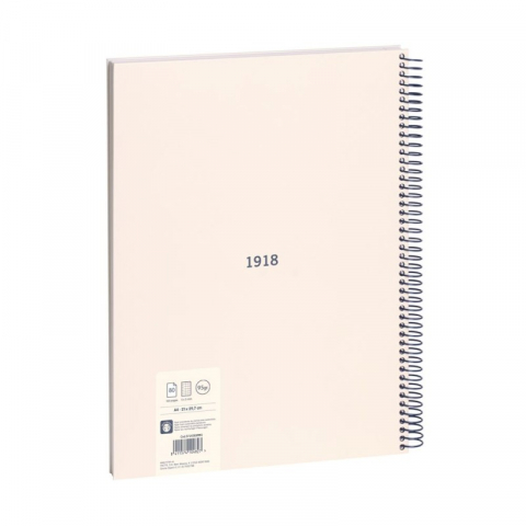 Caiet MILAN Serie 1918 A4 80 file matematica spira coperta carton [1]
