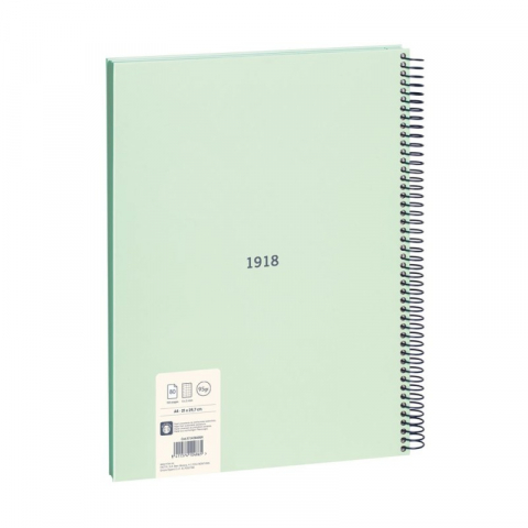 Reduceri - Caiet MILAN Serie 1918 A4 80 file matematica spira coperta carton