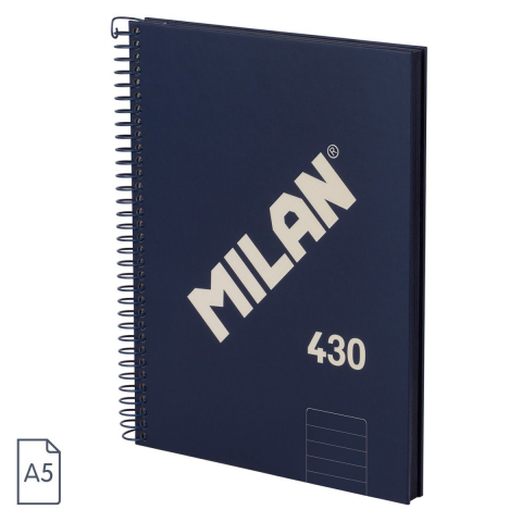 Caiete - Caiet MILAN Serie 1918 A5 80 file dictando spira coperta carton rigida