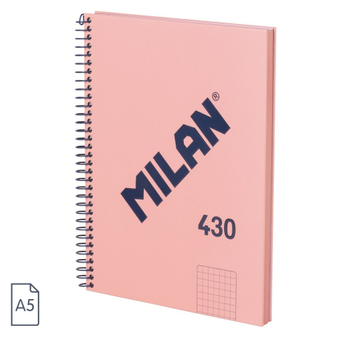 Reduceri - Caiet MILAN Serie 1918 A5 80 file matematica spira coperta carton rigida