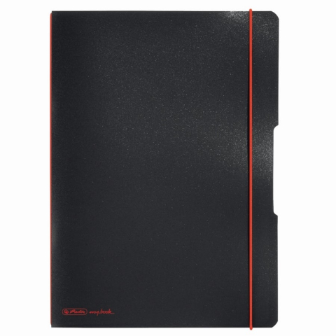Rechizite, Creativitate, Hobby - CAIET MY.BOOK FLEX A4 2X40F DICTANDO+PATRATELE NEGRU CU LOGO ROSU