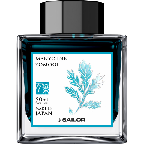 Stilouri, cerneala si accesorii - Calimara cerneala Manyo - YOMOGI Blue- 50 ml
