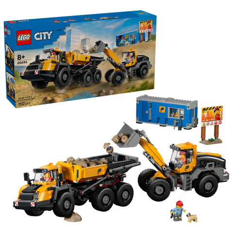 Lego City - Camion basculant și încărcător frontal