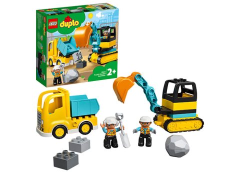 LEGO - Camion si excavator pe senile