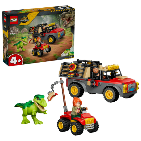 LEGO Jurassic World - Camionetă de transport pentru un tânăr T. rex