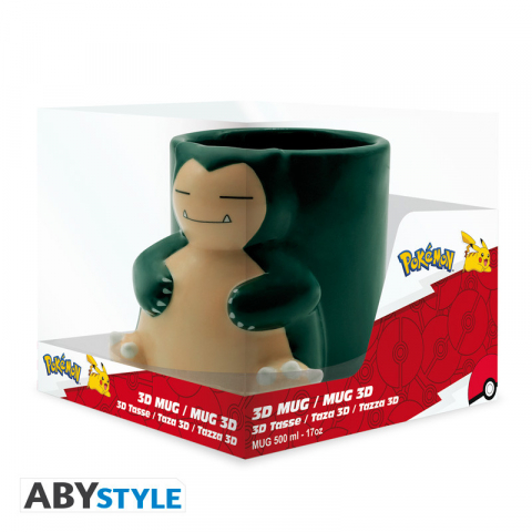 Pokemon - Cana 3D Snorlax Pokemon - 350 ml