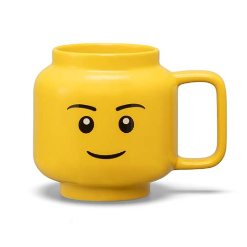 LEGO - Cană mare LEGO din ceramică – Cap de băiat