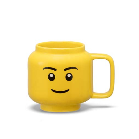 Recipiente alimentare - Cană mică  LEGO din ceramică – Cap de băiat