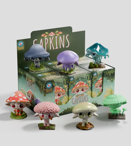 Capkins Mini Figures S1 7 cm Blind Box Display (6) [6]