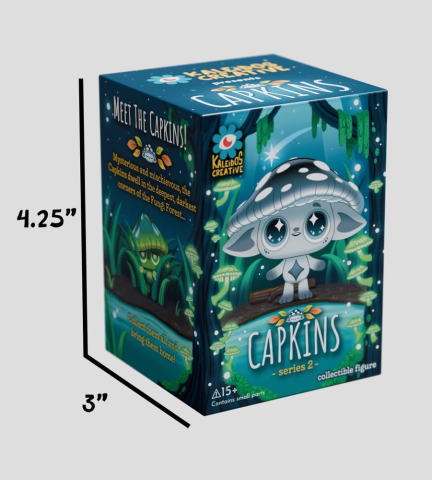 PRECOMENZI - Capkins Mini Figures S2 7 cm Blind Box Display (6)