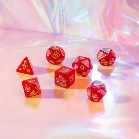 Capybara Dice Set of 7 Chillo [1]