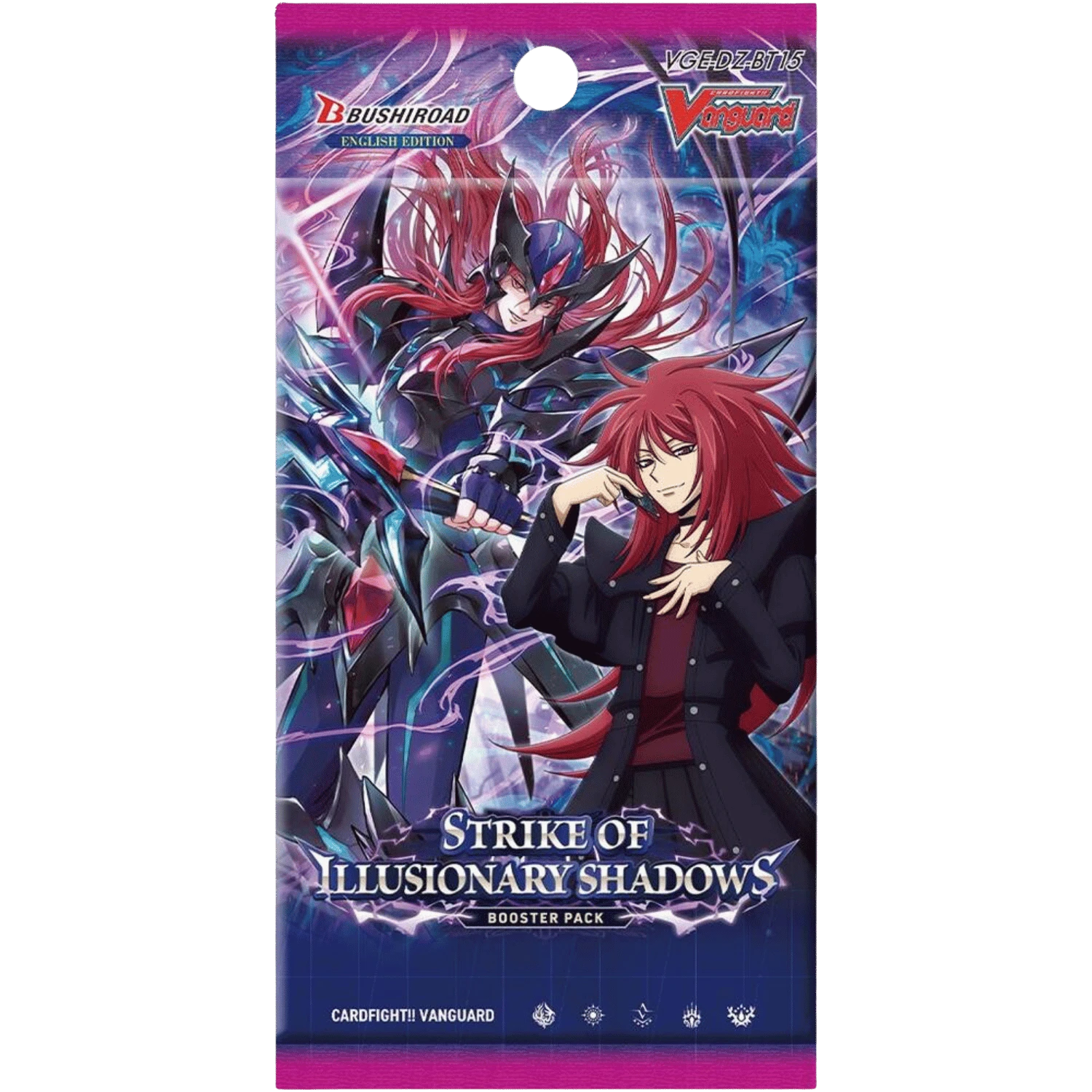 Trading Card Games - Cardfight!! Vanguard Strike of Illusionary Shadows Booster Pack - 7 Carti