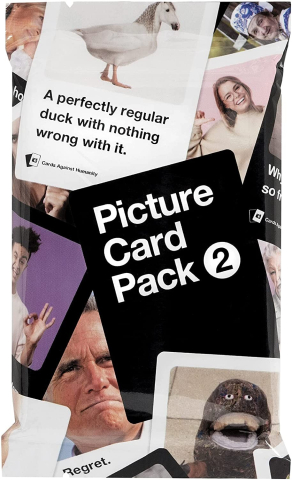 Party Games (jocuri de petrecere) - Cards Against Humanity: Picture Card Pack 2 – Extensie cu imagini amuzante (EN)