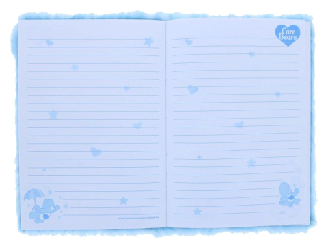 Casa si Cadouri - Care Bears Plush Notebook Blue
