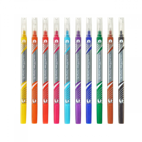 Carioci 2-in-1 Herlitz my.pen – Set 10 culori, fineliner 0.5 mm + carioca 4 mm [1]
