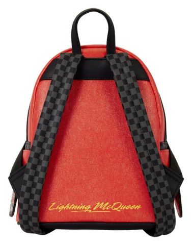 Cars by Loungefly Mini Backpack 20th Anniversary Lightning McQueen Metallic LightUp [1]