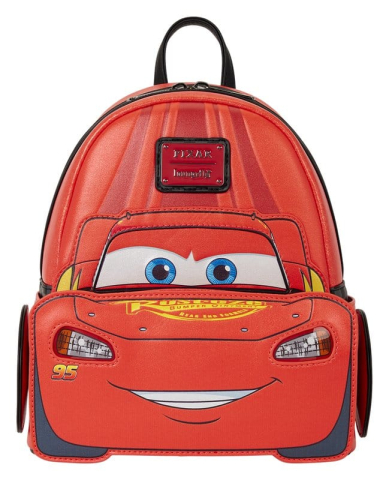 Cars by Loungefly Mini Backpack 20th Anniversary Lightning McQueen Metallic LightUp [4]
