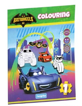 Carti de colorat si educative - Carte de colorat Batwheels 1