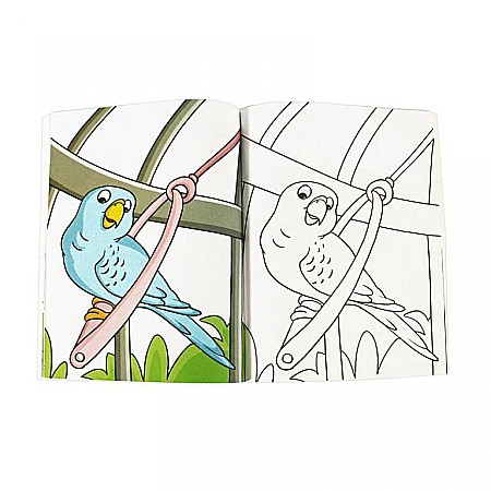 Carte de colorat Colorful Animals - Animale de companie [1]