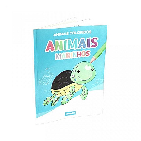 Rechizite, Creativitate, Hobby - Carte de colorat Colorful Animals - Animale Marine