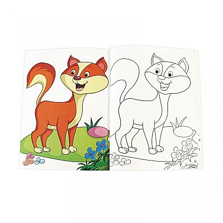 Carte de colorat Colorful Animals - Animale Salbatice [1]