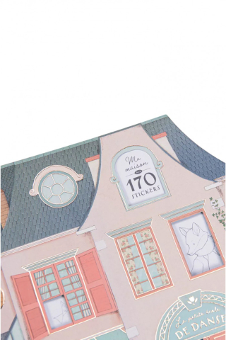 Carte de colorat cu abtibilduri, Mica scoala de dans, Moulin Roty [4]