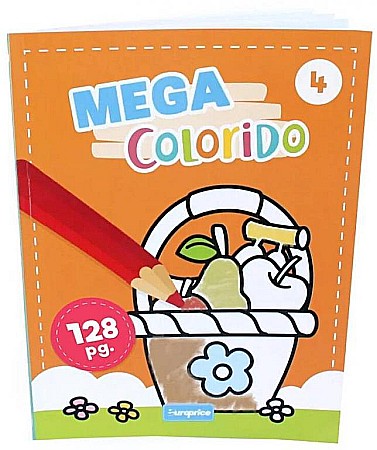 Carti de colorat si educative - Carte de colorat Mega Colorido 4