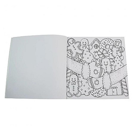 Carte de colorat Merry Christmas [1]