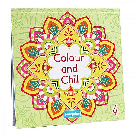 Carti de colorat si educative - Carte de colorat pentru adulti Color and Chill 4