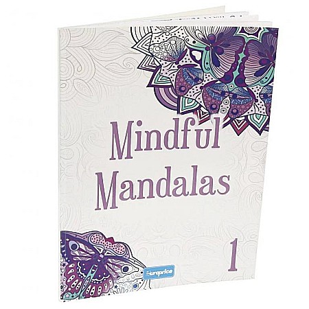 Carti de colorat si educative - Carte de colorat pentru adulti Mindful Mandalas 1