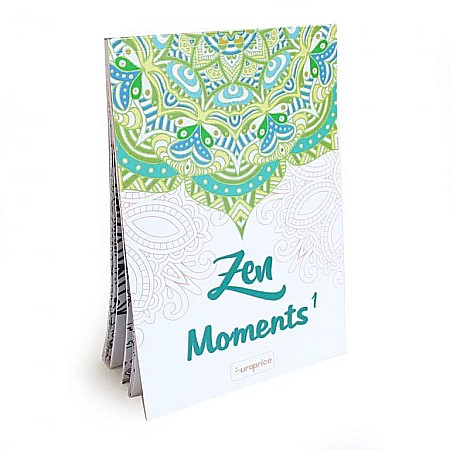 Carti de colorat si educative - Carte de colorat pentru adulti Zen Moments 1 Europrice