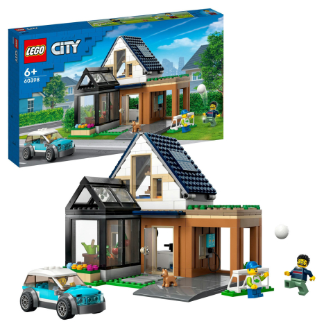 LEGO - Casa familiei si masina electrica