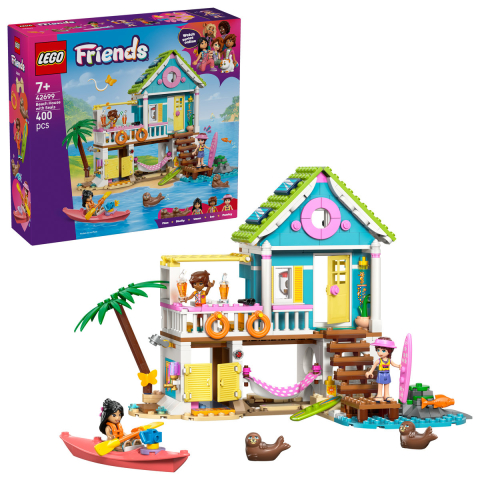Lego Friends - LEGO Friends Casa pe plaja cu foci 42699