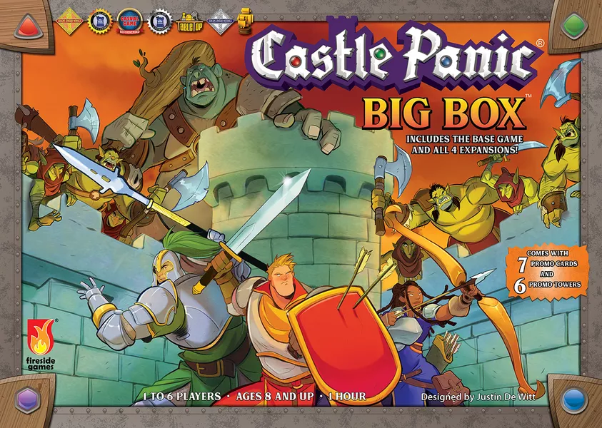 Board Games - Castle Panic Big Box – Editia a 2-a cu jocul de baza si 4 extensii