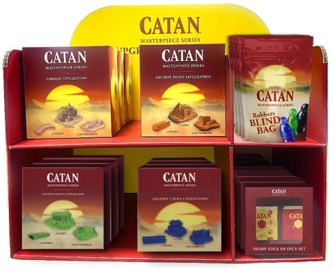 PRECOMENZI - Catan Masterpiece Series Civilizations Display (24)
