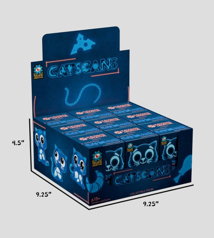 Cat Scans Mini Figures S1 6 cm Blind Box Display (9) [10]