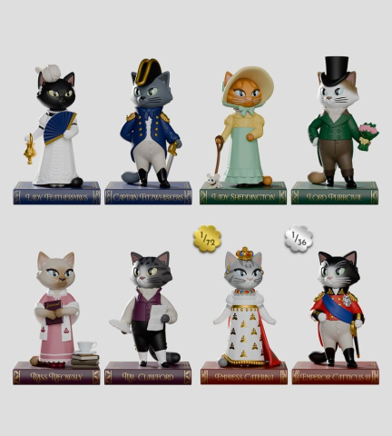 Regency Cats Mini Figures S1 9 cm Blind Box Display (6) [12]
