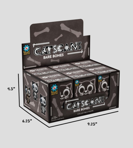 Catscans Mini Figures S2 Bare Bones 6 cm Blind Box Display (6) [10]